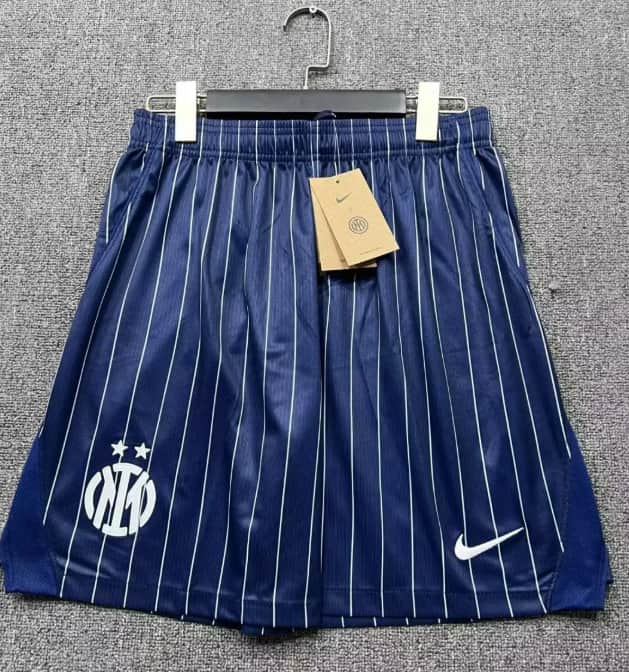 AAA(Thailand) Inter Milan 26/27 Away Dark Blue Soccer Shorts