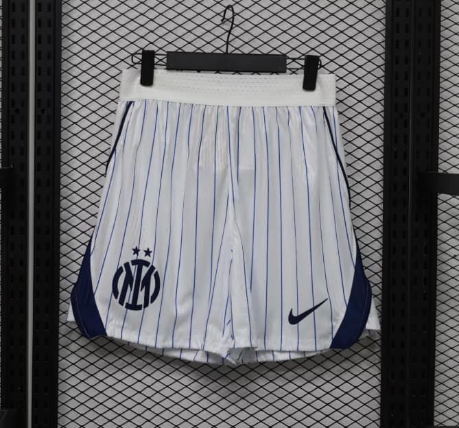 AAA(Thailand) Inter Milan 26/27 Away White Soccer Shorts (Player)