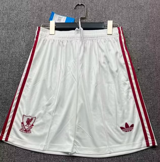 AAA(Thailand) Liverpool 26/27 Away White Soccer Shorts