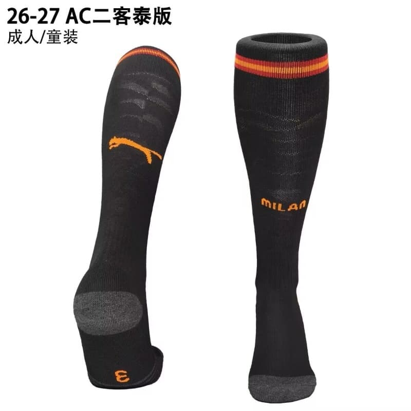 AAA(Thailand) AC Milan 26/27 Third Soccer Socks