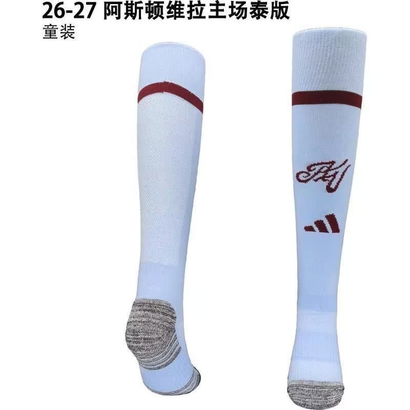 AAA(Thailand) Aston Villa 26/27 Home Soccer Socks