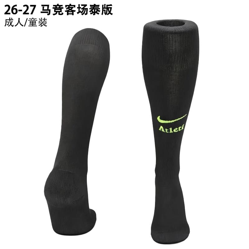 AAA(Thailand) Atletico Madrid 26/27 Away Soccer Socks
