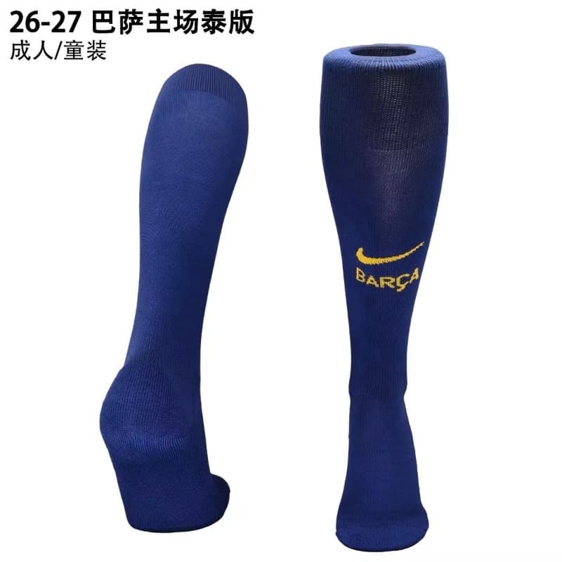 AAA(Thailand) Barcelona 26/27 Home Soccer Socks