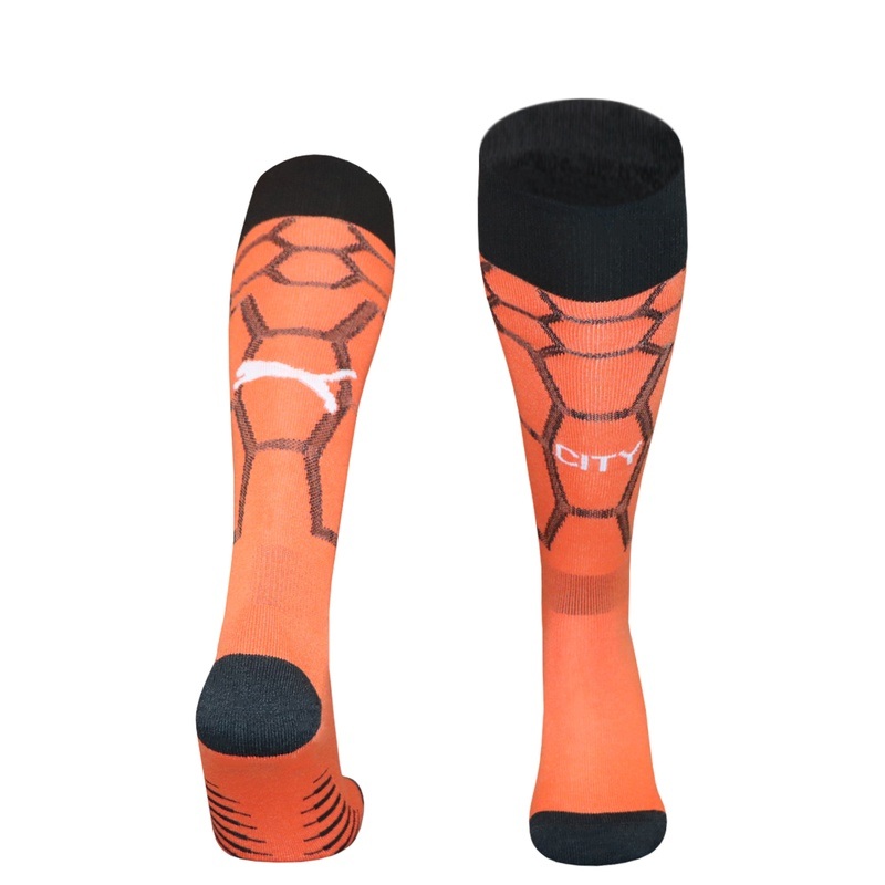 AAA(Thailand) Manchester City 26/27 Goalkeeper Orange Soccer Socks
