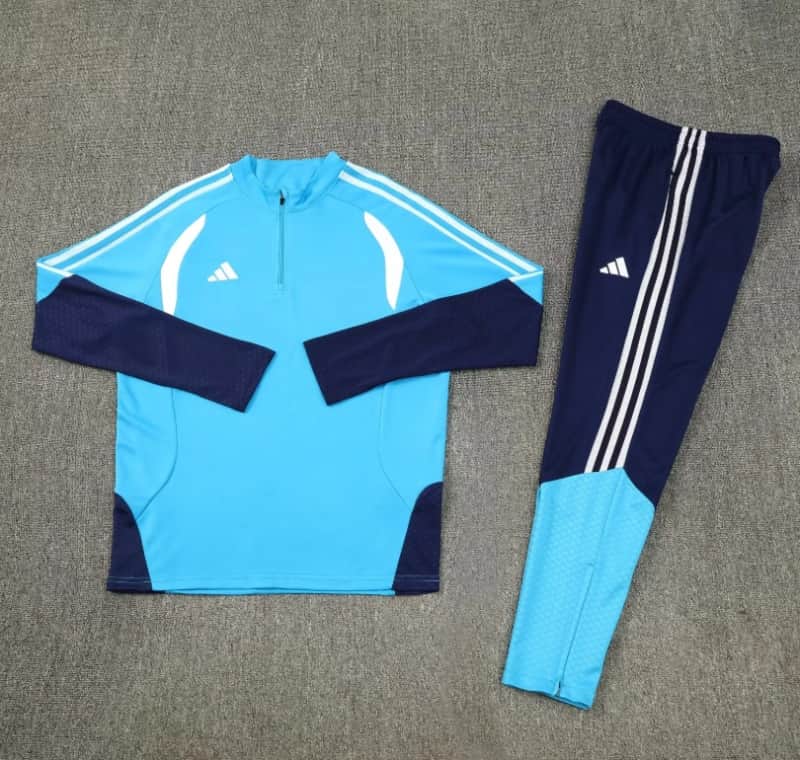 AAA(Thailand) Adidas 2026 Blue Soccer Tracksuit AAA(Thailand) Adidas 2026 Blue Soccer Tracksuit