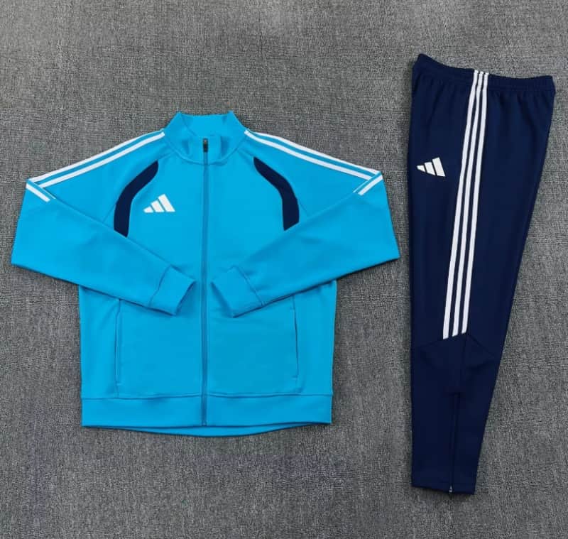 AAA(Thailand) Adidas 2026 Blue Soccer Tracksuit 02 AAA(Thailand) Adidas 2026 Blue Soccer Tracksuit 02