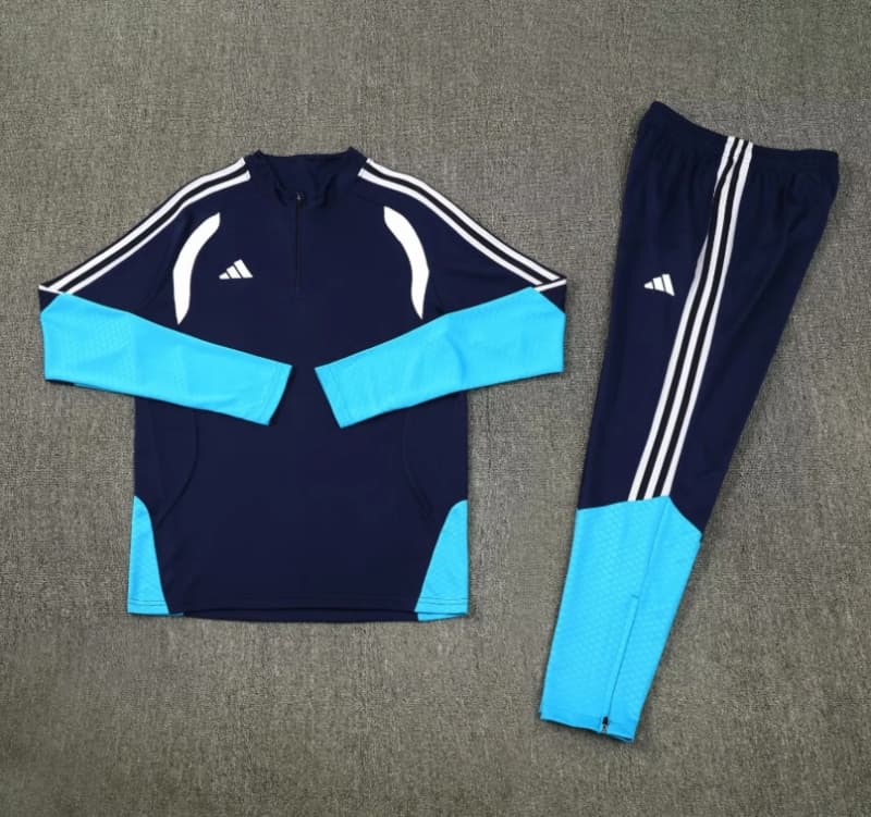 AAA(Thailand) Adidas 2026 Dark Blue Soccer Tracksuit AAA(Thailand) Adidas 2026 Dark Blue Soccer Tracksuit