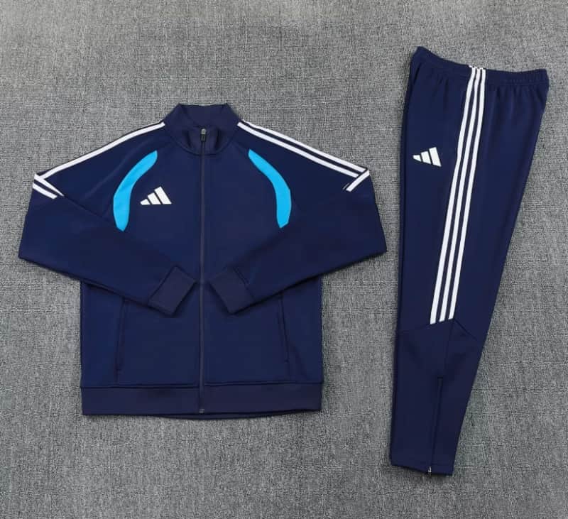 AAA(Thailand) Adidas 2026 Dark Blue Soccer Tracksuit 02 AAA(Thailand) Adidas 2026 Dark Blue Soccer Tracksuit 02
