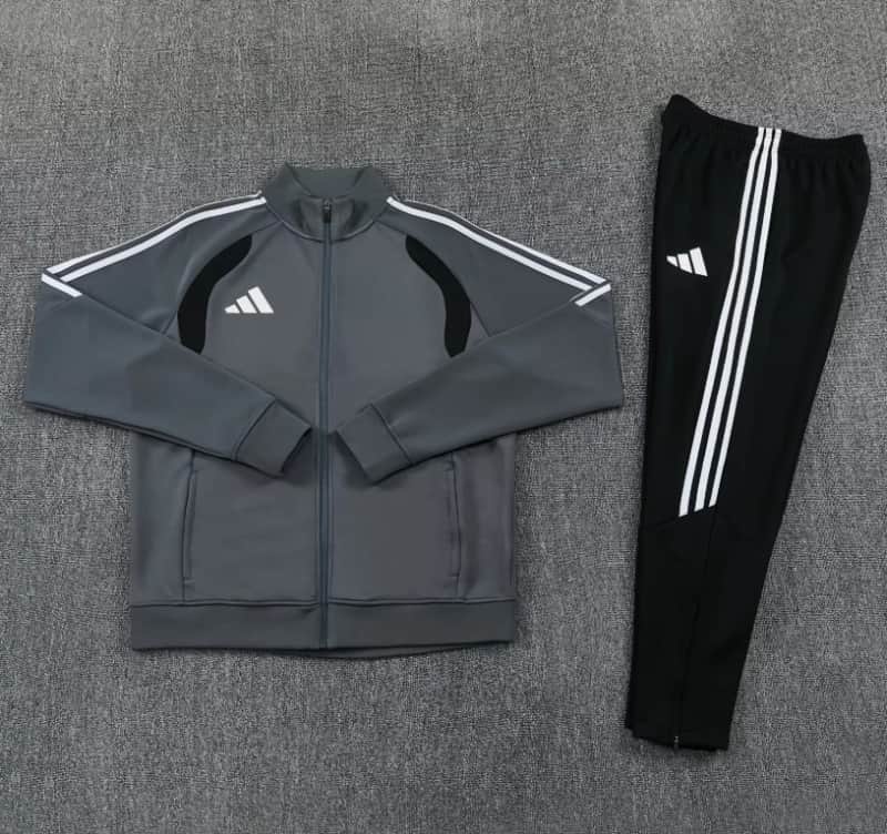 AAA(Thailand) Adidas 2026 Grey Soccer Tracksuit AAA(Thailand) Adidas 2026 Grey Soccer Tracksuit