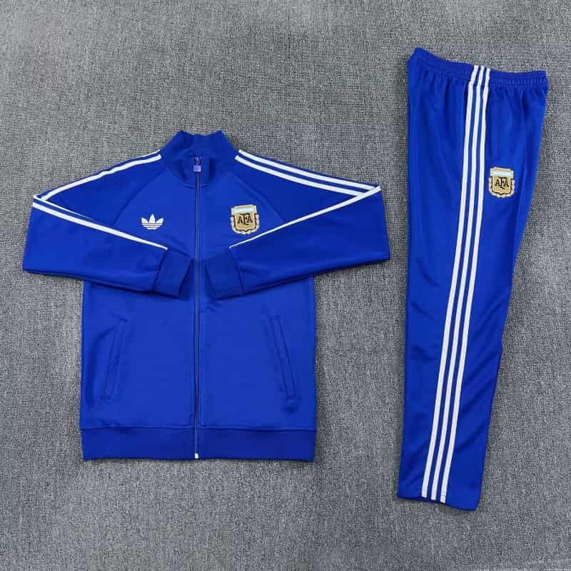 AAA(Thailand) Argentina 2026 Blue Soccer Tracksuit 04