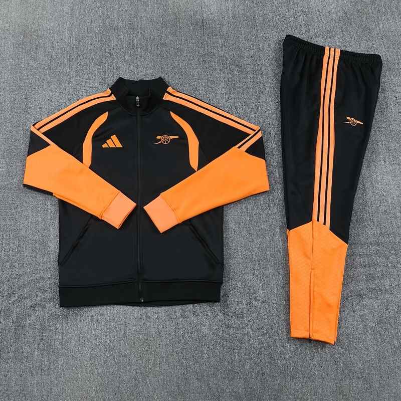 AAA(Thailand) Arsenal 26/27 Black Soccer Tracksuit 04