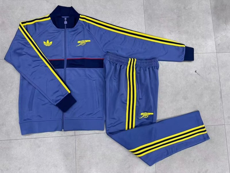 AAA(Thailand) Arsenal 26/27 Blue Soccer Tracksuit 02