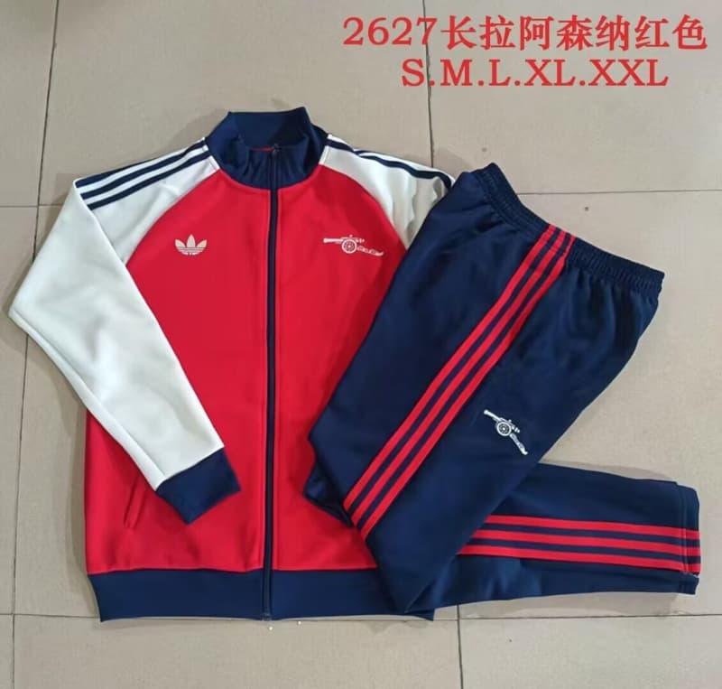 AAA(Thailand) Arsenal 26/27 Red Soccer Tracksuit 02