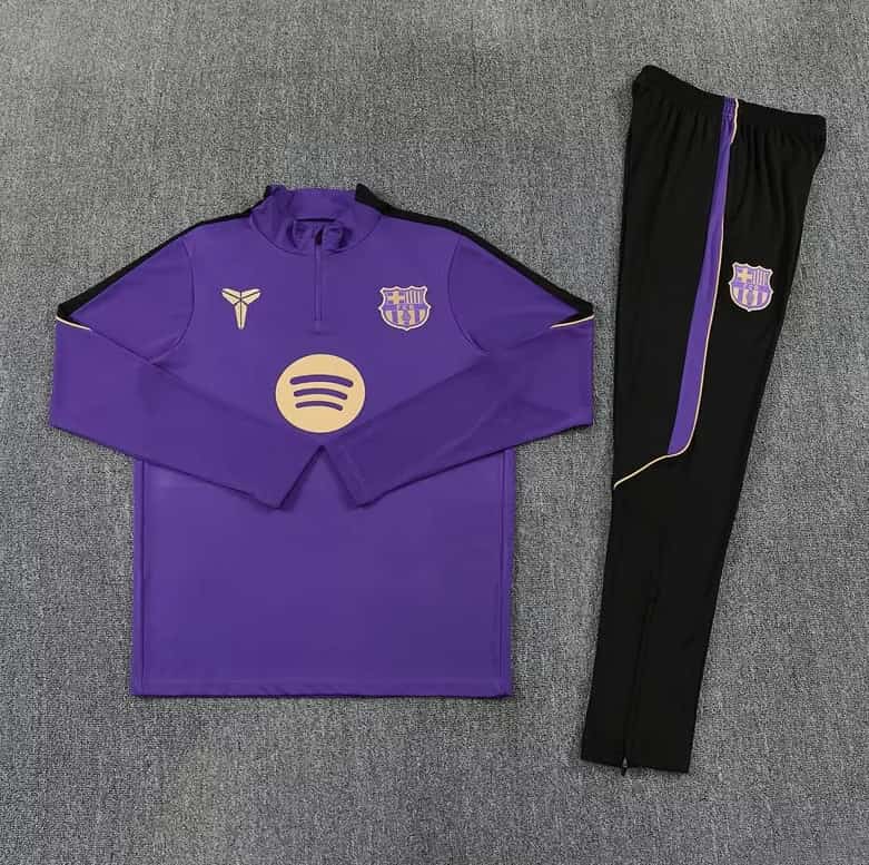 AAA(Thailand) Barcelona 26/27 Purple Soccer Tracksuit