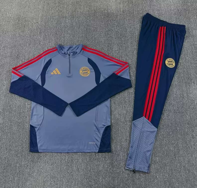 AAA(Thailand) Bayern Munich 26/27 Grey Soccer Tracksuit