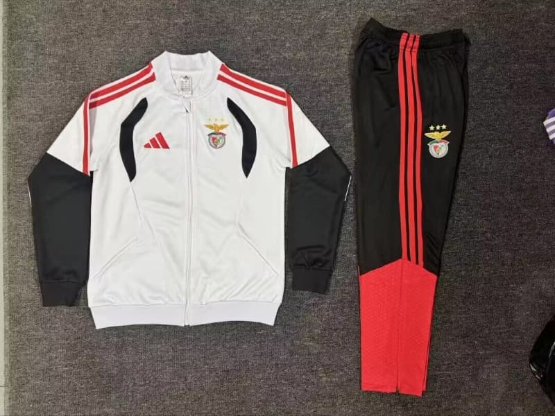 AAA(Thailand) Benfica 26/27 White Soccer Tracksuit 02
