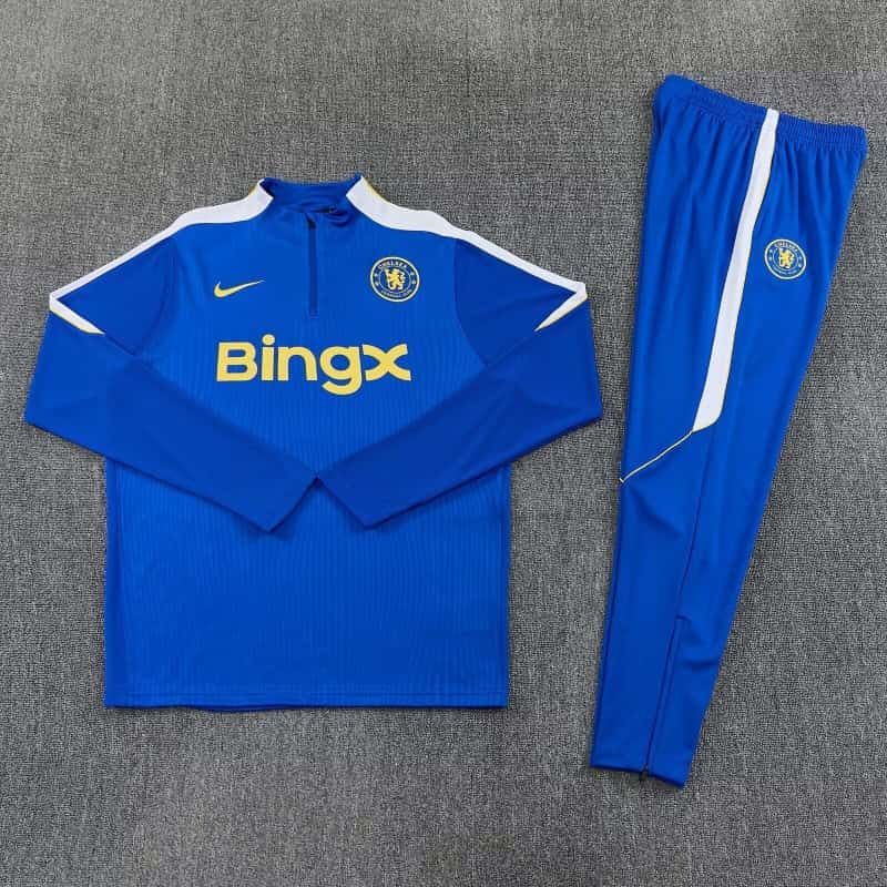 AAA(Thailand) Chelsea 26/27 Blue Soccer Tracksuit AAA(Thailand) Chelsea 26/27 Blue Soccer Tracksuit