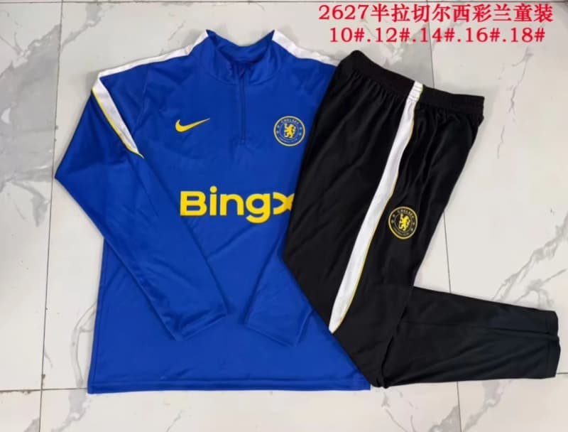 Chelsea 26/27 Kids Blue Soccer Tracksuit
