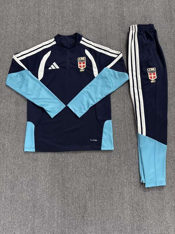 AAA(Thailand) Como 26/27 Black Soccer Tracksuit