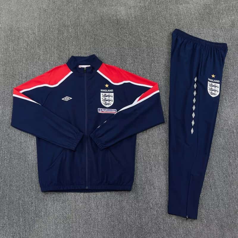 AAA(Thailand) England 2026 Dark Blue Soccer Tracksuit 02 AAA(Thailand) England 2026 Dark Blue Soccer Tracksuit 02