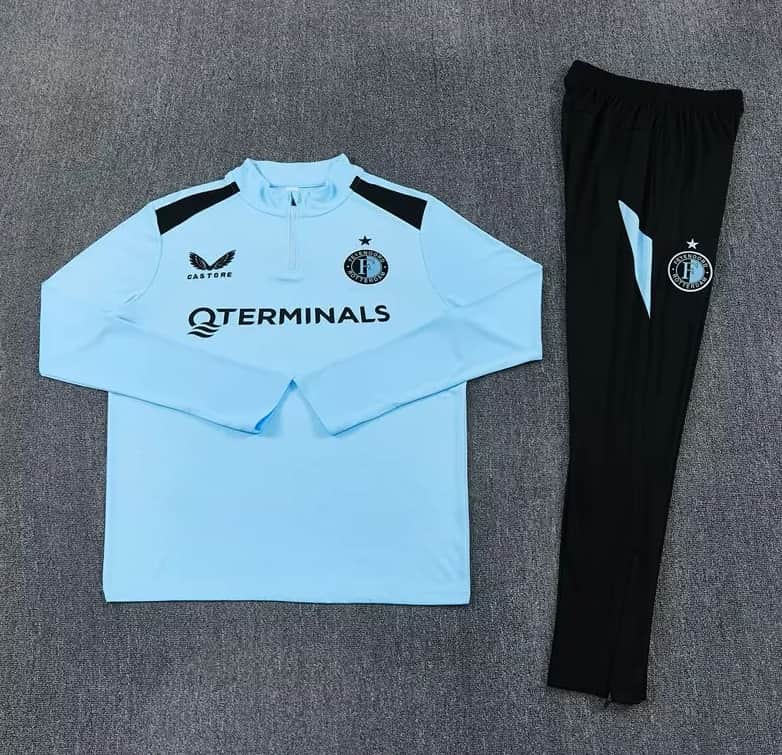 AAA(Thailand) Feyenoord 26/27 Blue Soccer Tracksuit AAA(Thailand) Feyenoord 26/27 Blue Soccer Tracksuit