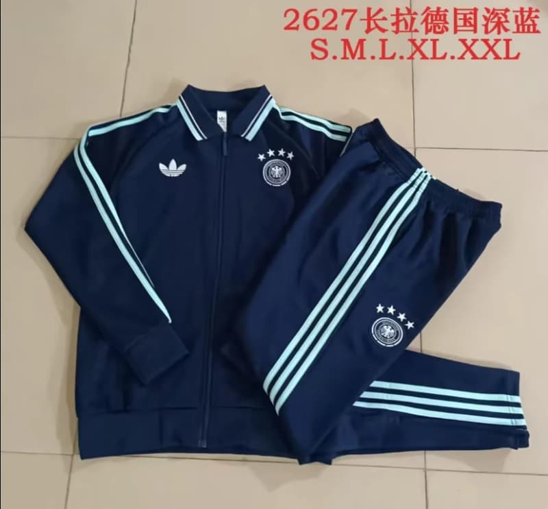 AAA(Thailand) Germany 2026 Dark Blue Soccer Tracksuit