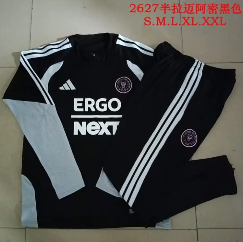 AAA(Thailand) Inter Miami 2026 Black Soccer Tracksuit 02 AAA(Thailand) Inter Miami 2026 Black Soccer Tracksuit 02