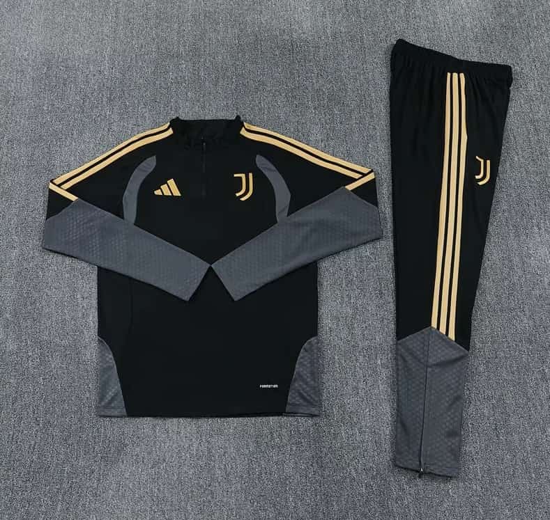 AAA(Thailand) Juventus 26/27 Black Soccer Tracksuit