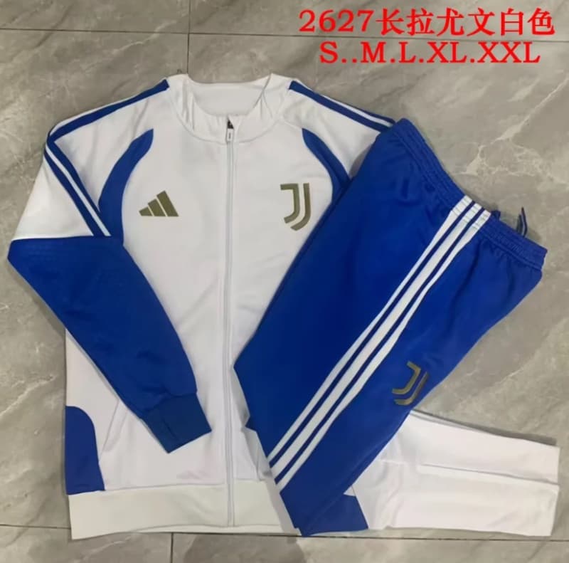 AAA(Thailand) Juventus 26/27 White Soccer Tracksuit 03 AAA(Thailand) Juventus 26/27 White Soccer Tracksuit 03