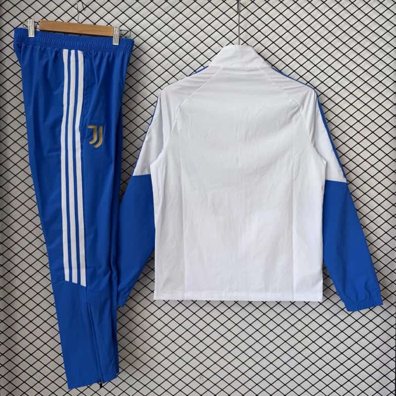 AAA(Thailand) Juventus 26/27 White Soccer Windbreaker Tracksuit 05