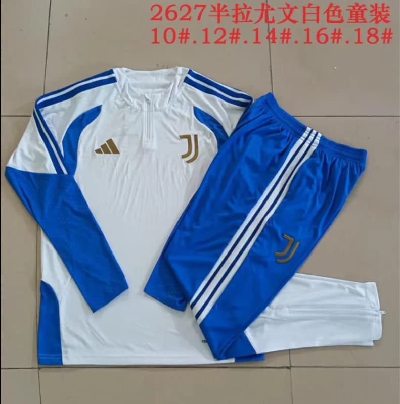 Juventus 26/27 Kids White Soccer Tracksuit