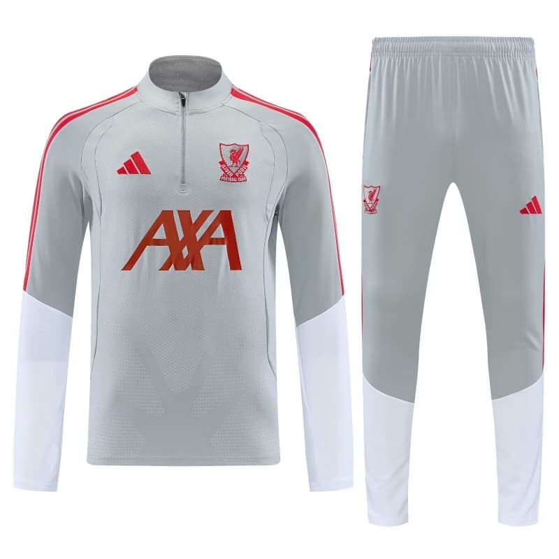 AAA(Thailand) Liverpool 26/27 Grey Soccer Tracksuit