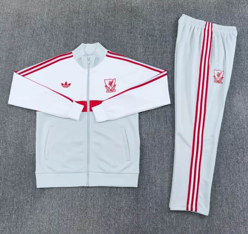 AAA(Thailand) Liverpool 26/27 Grey Soccer Tracksuit 03