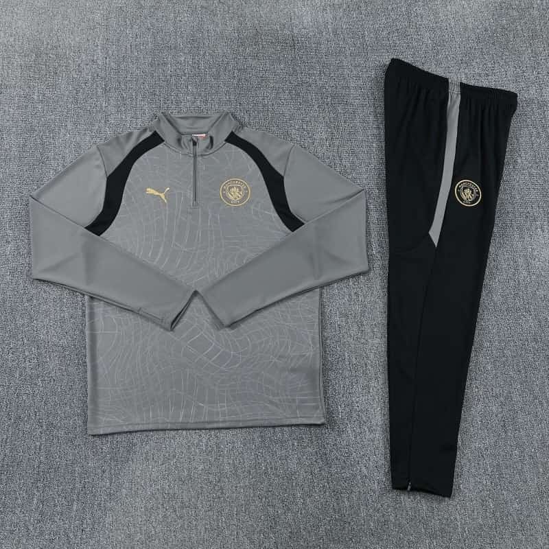 AAA(Thailand) Manchester City 26/27 Grey Soccer Tracksuit
