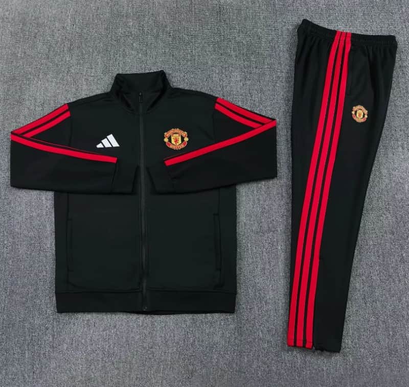 AAA(Thailand) Manchester United 26/27 Black Soccer Tracksuit 05 AAA(Thailand) Manchester United 26/27 Black Soccer Tracksuit 05