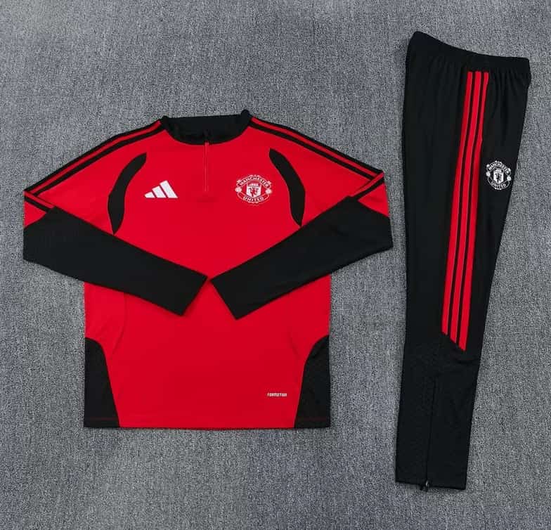 AAA(Thailand) Manchester United 26/27 Red Soccer Tracksuit AAA(Thailand) Manchester United 26/27 Red Soccer Tracksuit