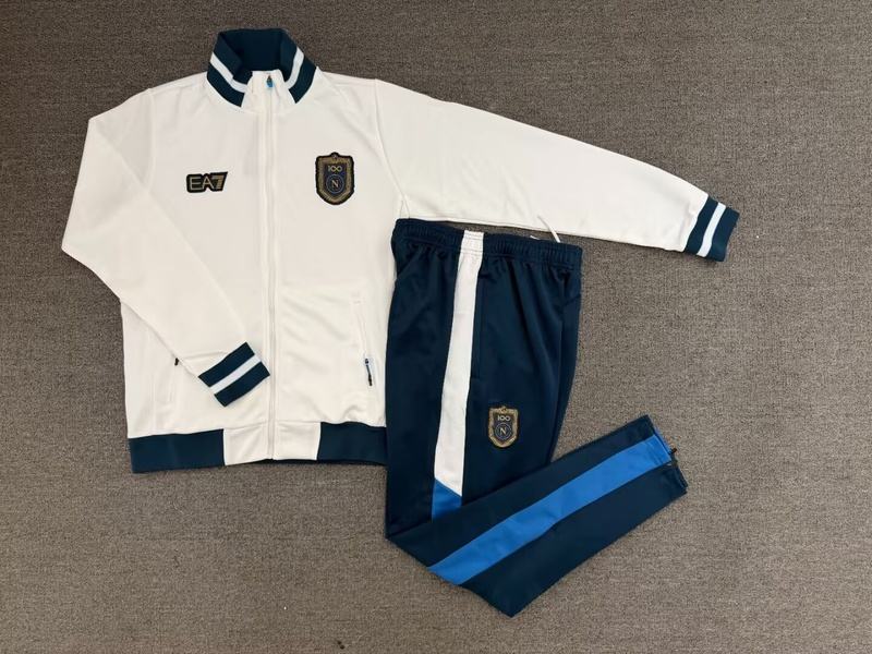 AAA(Thailand) Napoli 26/27 White Soccer Tracksuit