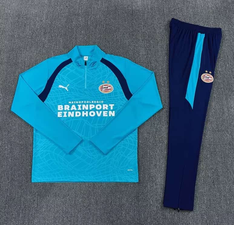 AAA(Thailand) PSV Eindhoven 26/27 Blue Soccer Tracksuit