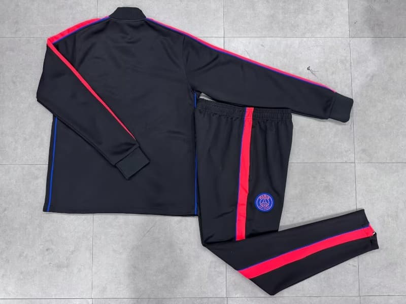 AAA(Thailand) Paris St Germain 26/27 Black Soccer Tracksuit 03