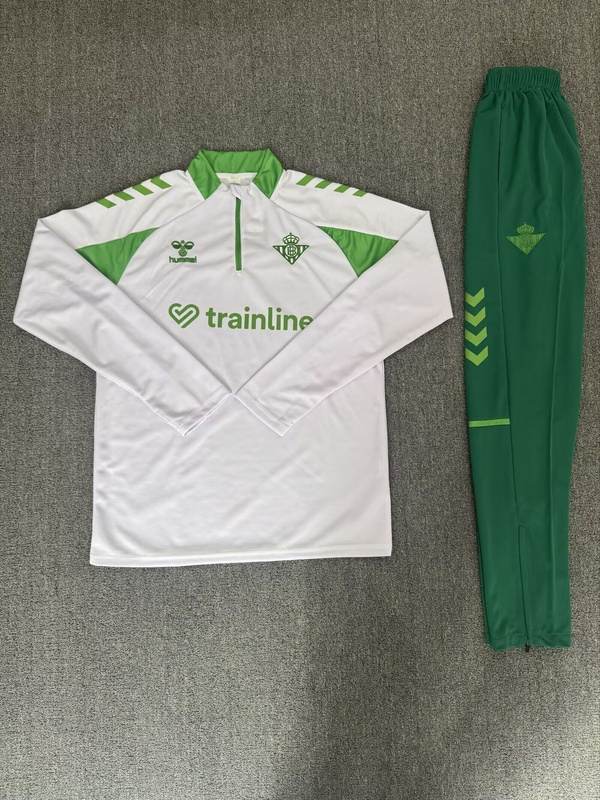 AAA(Thailand) Real Betis 26/27 White Soccer Tracksuit AAA(Thailand) Real Betis 26/27 White Soccer Tracksuit