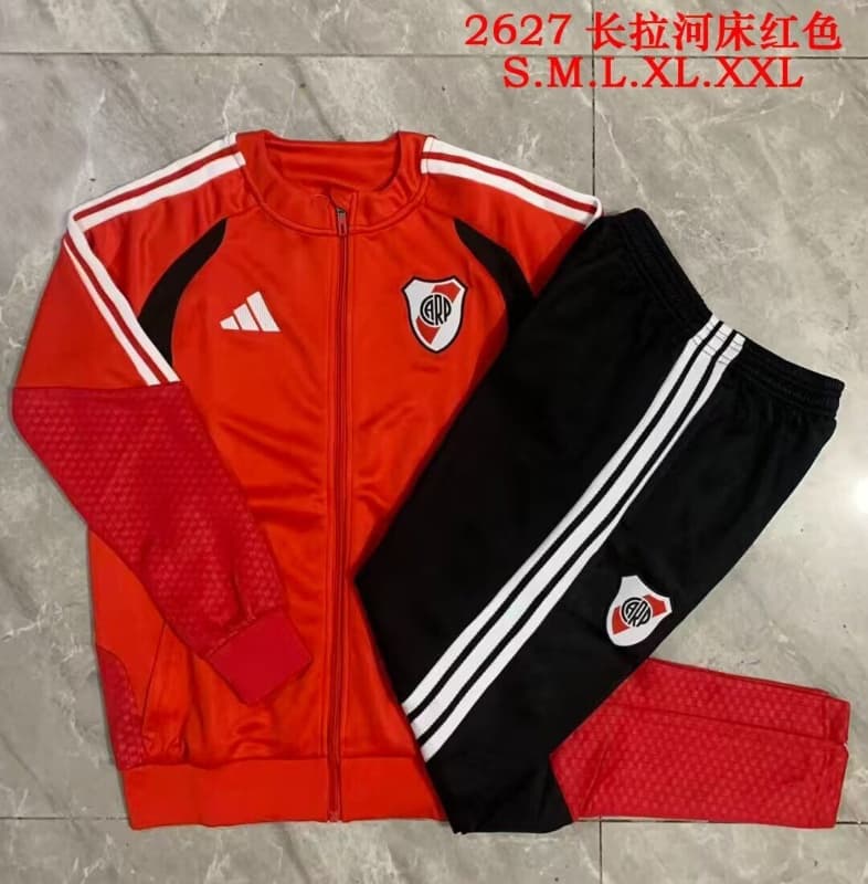 AAA(Thailand) River Plate 2026 Red Soccer Tracksuit AAA(Thailand) River Plate 2026 Red Soccer Tracksuit