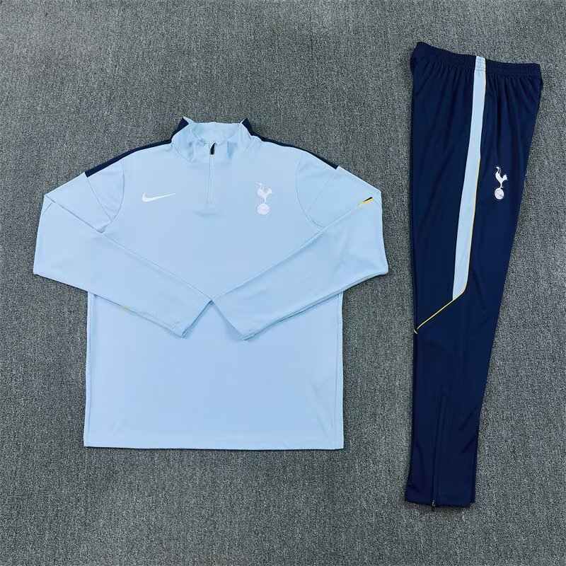 AAA(Thailand) Tottenham Hotspur 26/27 Light Blue Soccer Tracksuit