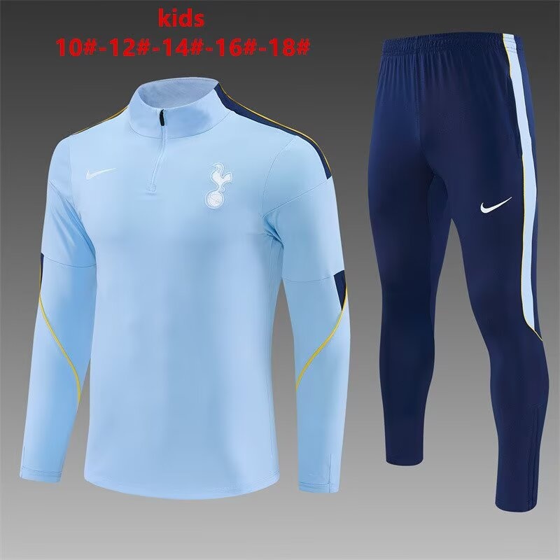 Tottenham Hotspur 26/27 Kids Light Blue Soccer Tracksuit