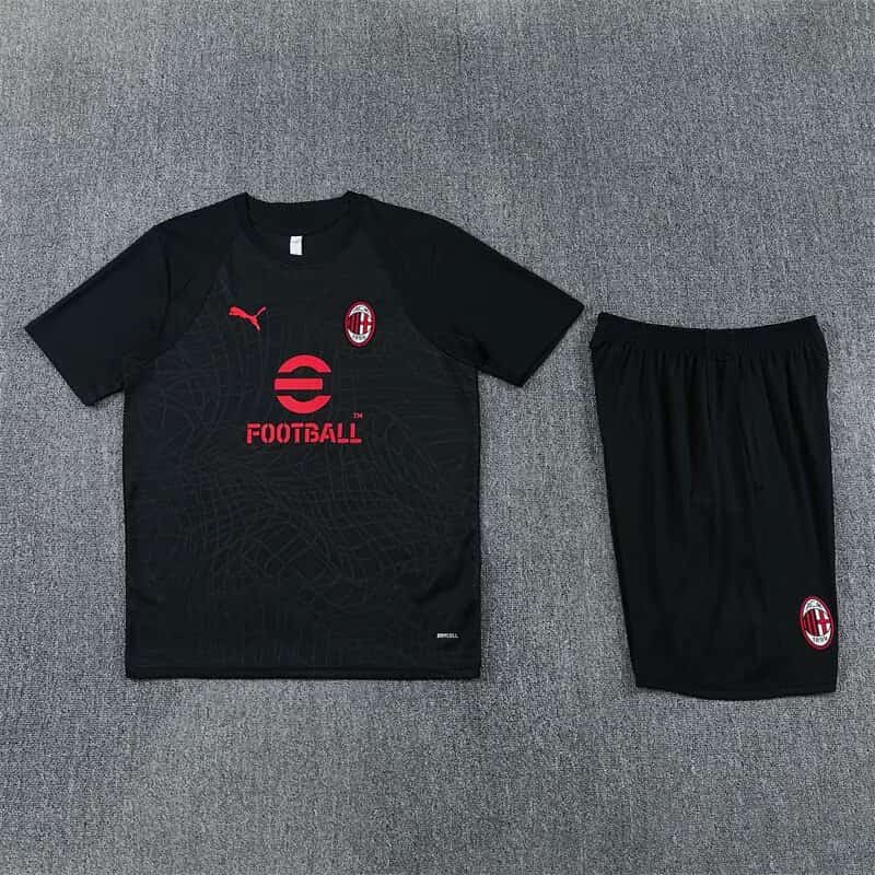 AAA(Thailand) AC Milan 26/27 Black Soccer Training Sets