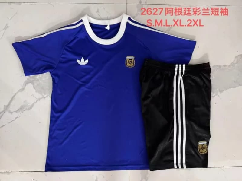 AAA(Thailand) Argentina 2026 Blue Soccer Training Sets
