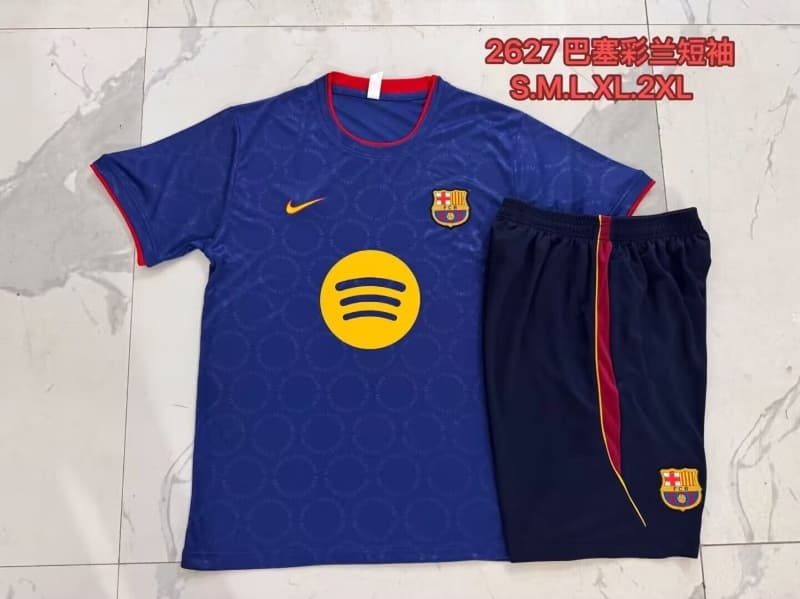 AAA(Thailand) Barcelona 26/27 Blue Soccer Training Sets
