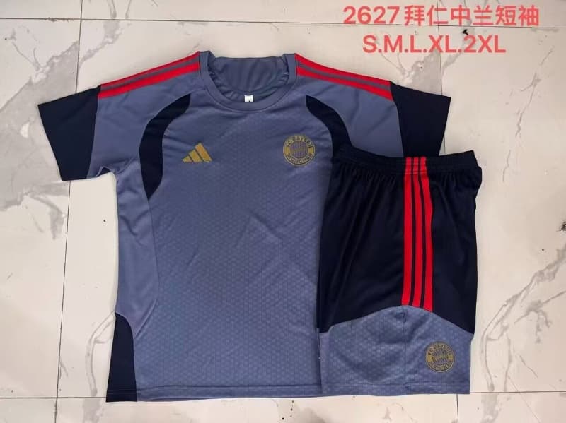 AAA(Thailand) Bayern Munich 26/27 Dark Blue Soccer Training Sets 03
