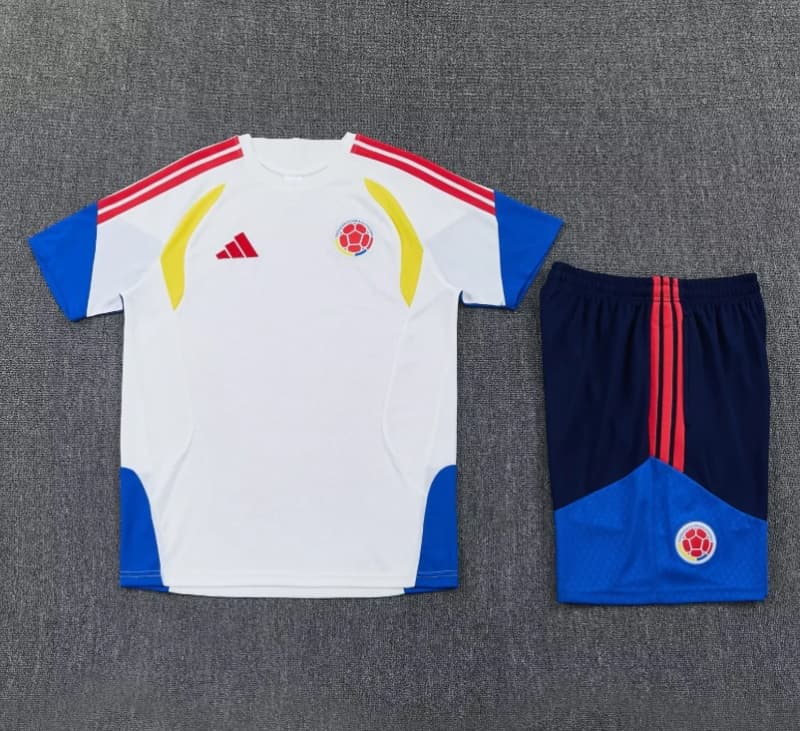 AAA(Thailand) Colombia 2026 White Soccer Training Sets 02 AAA(Thailand) Colombia 2026 White Soccer Training Sets 02