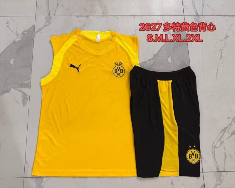 AAA(Thailand) Dortmund 26/27 Yellow Soccer Training Sets