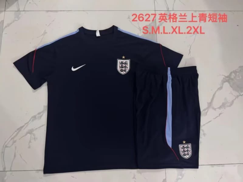 AAA(Thailand) England 2026 Dark Blue Soccer Training Sets
